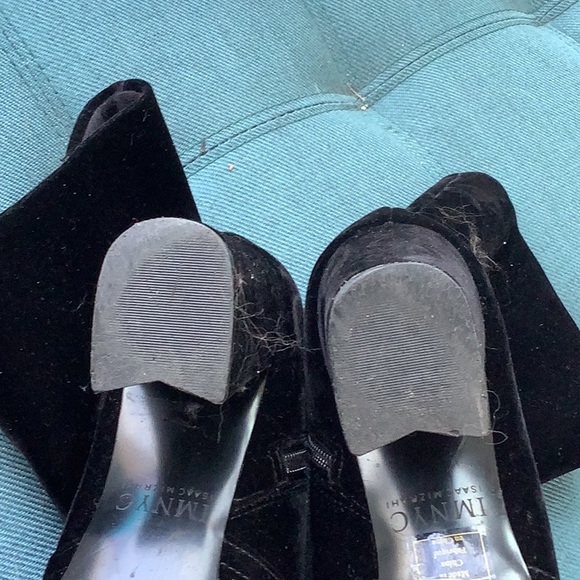 Black velour boot - Picture 6 of 8